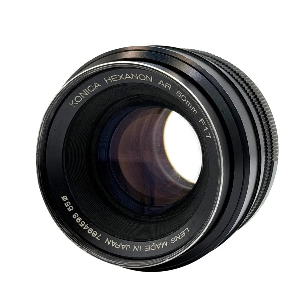 Konica Hexanon AR 50mm f1.7 Vintage Prime Lens for AR Mount - As‎ Is Fungus